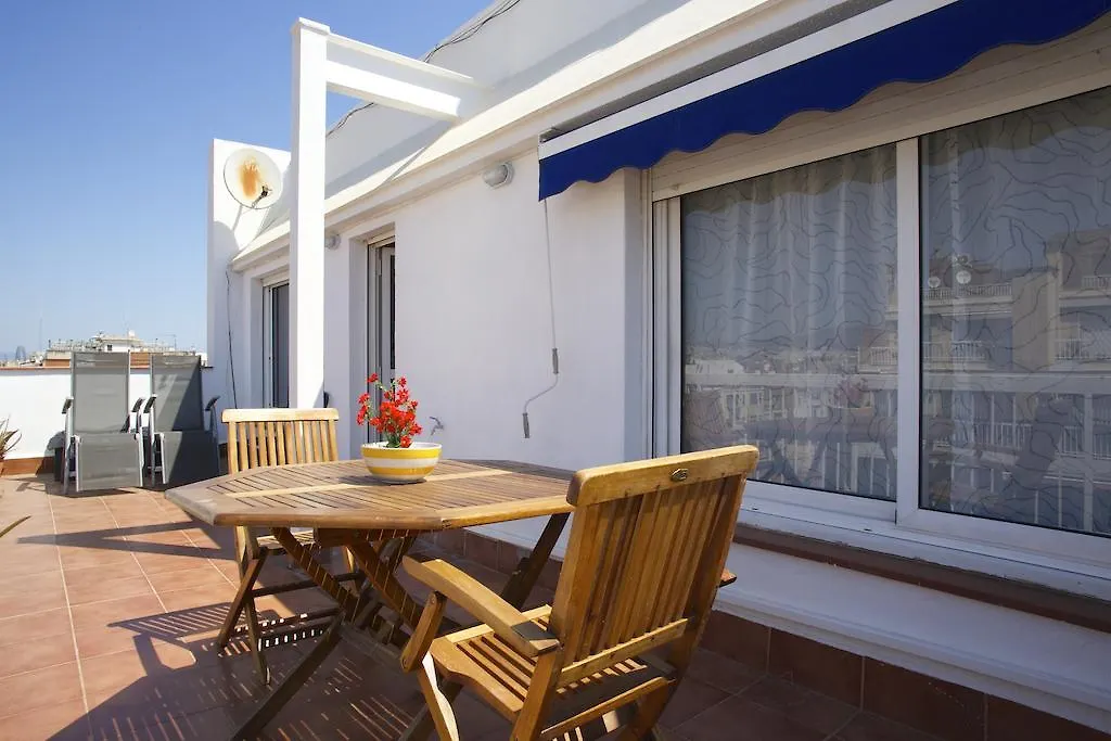 Attic Bcn Central Terrace Barcelona Apartamento